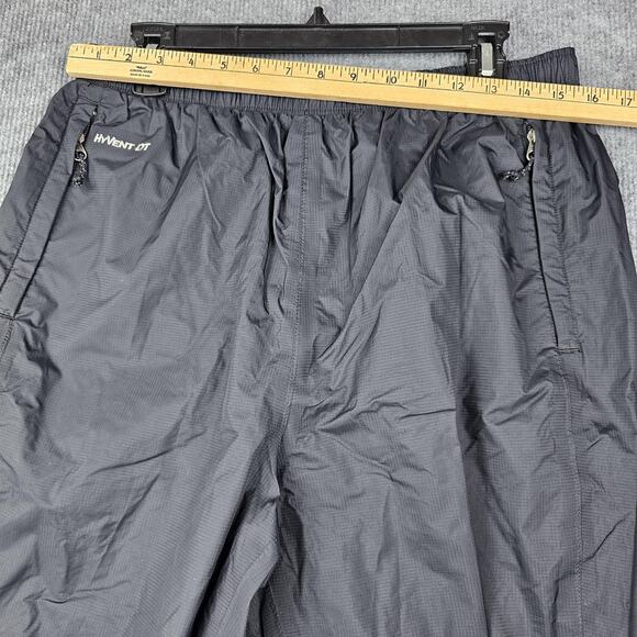The North Face Pants Womens Large Black HyVent DT Waterproof Rain Hiking Utility - Picture 6 of 10